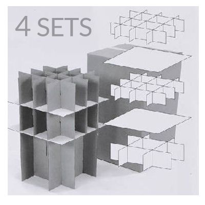 DISH & GLASS PARTITION INSERTS (4)