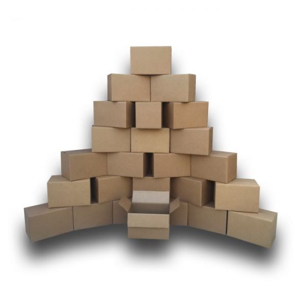 25 SMALL MOVING BOXES