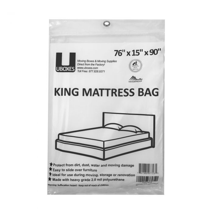 King Size Mattress Cover Moving, King Size Bed Plastic Cover