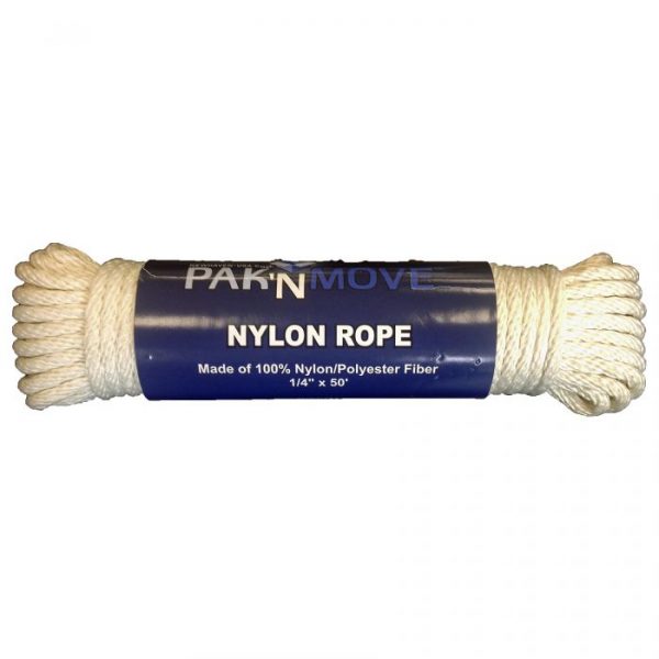NYLON ROPE 50FT (WHITE)